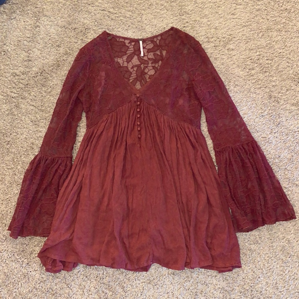 Size XS Free People Lace Tunic